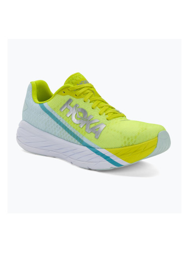 Обувки за бягане HOKA Rocket X синьо стъкло/вечерна иглика