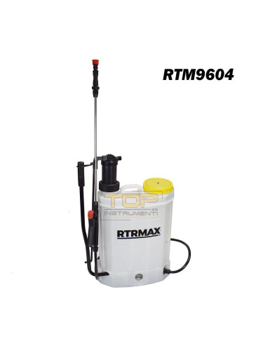 Пръскачка акумулаторна и ръчна 2в1, 14.5 л, 12V/8Ah, RTRMAX RTM9604