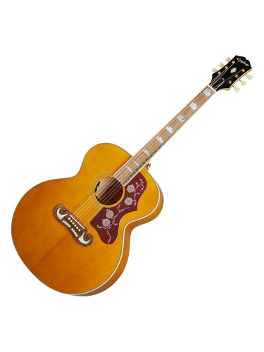 Epiphone Masterbilt J-200 Aged Natural Antique Електро-акустична китара Джъмбо