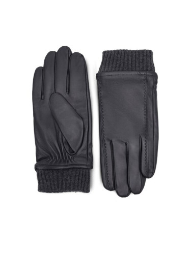 Lasocki Мъжки ръкавици 2M6-001-AW23 Черен
