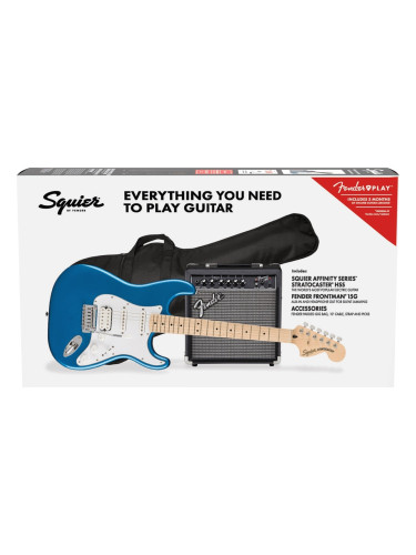 Fender Squier Affinity Series Stratocaster HSS Pack MN Lake Placid Blue Електрическа китара