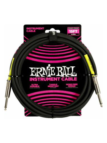 Ernie Ball PVC Straight Straight Inst Cable 4,6 m Директен - Директен Инструментален кабел