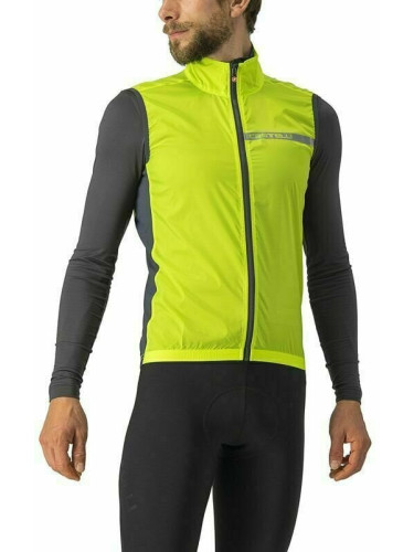 Castelli Squadra Stretch Жилетка Electric Lime/Dark Gray L