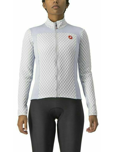 Castelli Sfida 2 FZ Джърси Silver Gray/White S