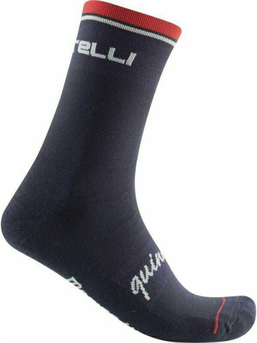 Castelli Quindici Soft Merino Sock Dark Blue 2XL Чорапи за колоездене