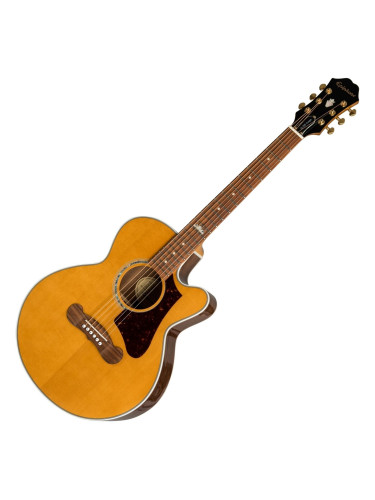 Epiphone EJ-200SCE Coupe Vintage Natural Електро-акустична китара Джъмбо