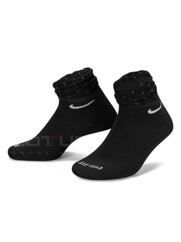 ЧОРАПИ NIKE EVERYDAY ANKLE 1PK - 144 RUFFLE SHU BLACK