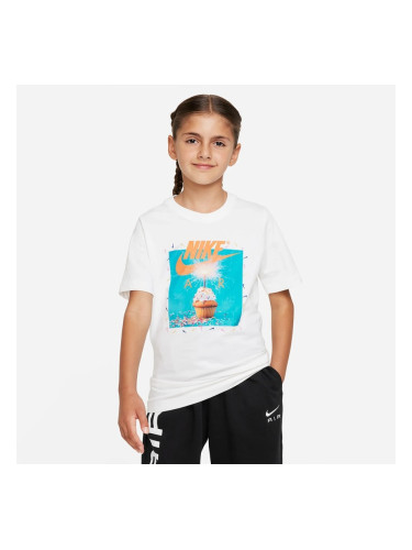 ДЕТСКА ТЕНИСКА ЗА МОМЧЕ NIKE NSW TEE PHOTO FA23 1 WHITE