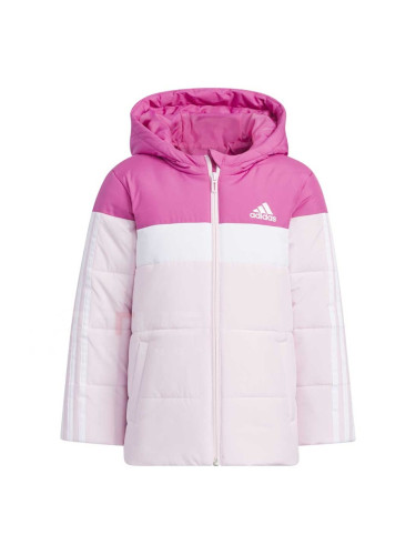 ДЕТСКО ЯКЕ ЗА МОМИЧЕ ADIDAS LK PAD JKT FUCHSIA
