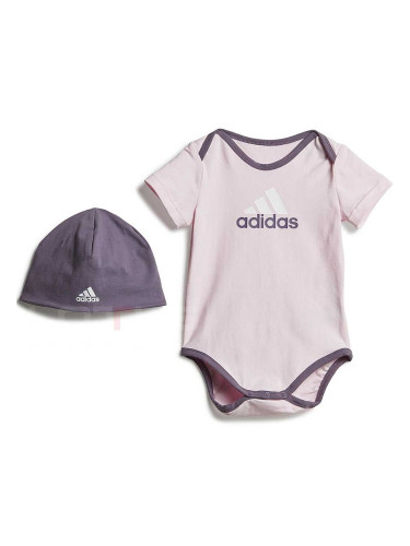 БЕБЕШКИ КОМПЛЕКТ ЗА МОМИЧЕ ADIDAS I GIFT SET PINK/VIOLET