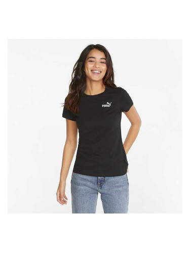 ДАМСКА ТЕНИСКА PUMA ESS EMBROIDERY TEE BLACK