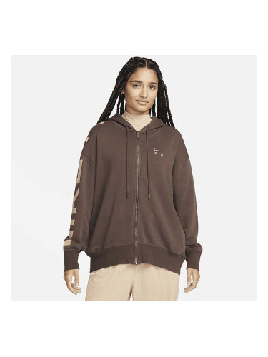 ДАМСКО ГОРНИЩЕ NIKE NSW AIR FLC OS FZ HD BAROQUE BROWN