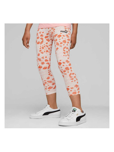 ДЕТСКО ДОЛНИЩЕ ЗА МОМИЧЕ PUMA ESSMIX MTCH AOP LEGGINGS G PINK