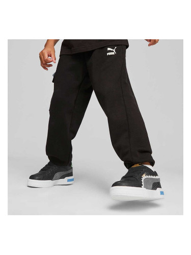 ДЕТСКО ДОЛНИЩЕ ЗА МОМЧЕ PUMA CLASSICS MIX MTCH CARGO SWEATPANTS TR BLACK