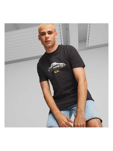 МЪЖКА ТЕНИСКА PUMA PL GRAPHIC TEE BLACK