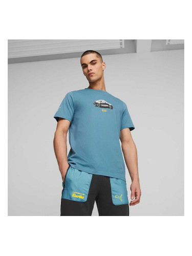 МЪЖКА ТЕНИСКА PUMA PL GRAPHIC TEE BLUE