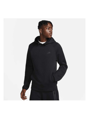 МЪЖКИ СУИТШЪРТ NIKE TCH FLC PO HOODIE BLACK
