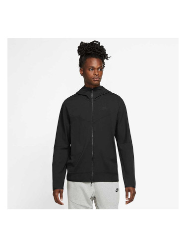 МЪЖКО ГОРНИЩЕ NIKE TECH FZ LGHTWHT BLACK