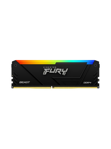Памет Kingston FURY Beast Black RGB 16GB DDR4 3600MHz CL18 KF436C18BB2