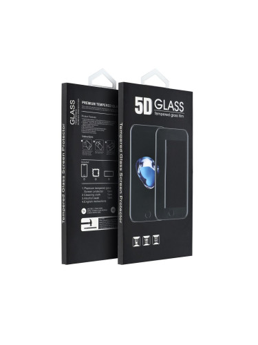 5D Full Glue закален стъклен протектор - Samsung Galaxy A54 5G с черна рамка