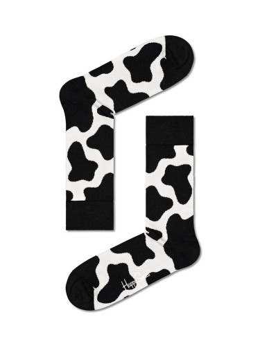 Чорапи Happy Socks Cow в черно