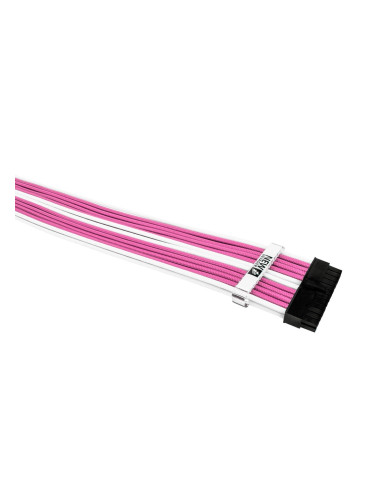 1stPlayer комплект удължителни кабели Custom Modding Cable Kit Pink/Wh