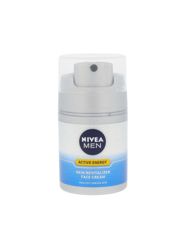 Nivea Men Active Energy Skin Energy Дневен крем за лице за мъже 50 ml увредена кутия