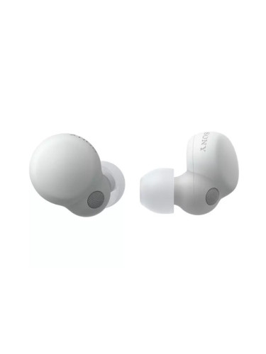 Слушалки Sony LinkBuds S WF-LS900N, микрофон, безжични, Bluetooth, шумопотискане, IPX4, до 6 часа време на работа, бели