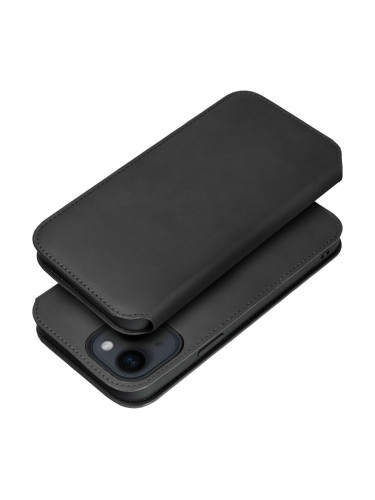 Калъф тип книга Dual Pocket - iPhone 15 Pro черен