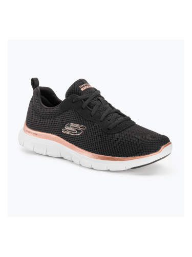 Дамски обувки за тренировка SKECHERS Flex Appeal 4.0 Brilliant View black/rose gold