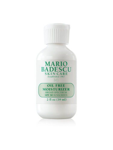 Mario Badescu Oil Free Moisturizer антиоксидантен крем за лице не съдържа олио SPF 30 59 мл.