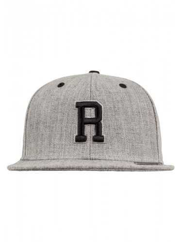 Шапка с козирка в сив цвят Letter Snapback R 