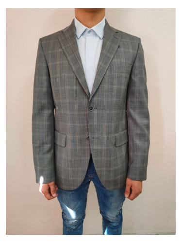 Елегантно мъжко сако в сив цвят 
