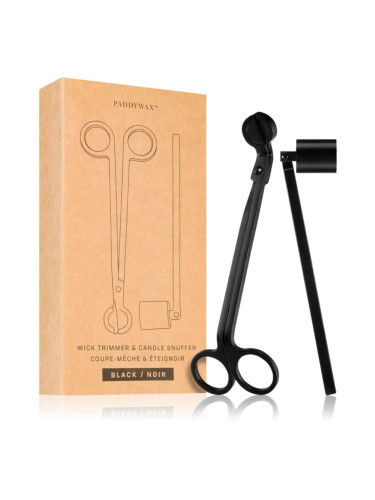 Paddywax Accesories Wick Trimmer & Candle Snuffer - Matte Black подаръчен комплект