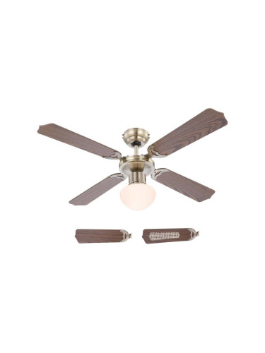 Globo 03804 - Таванен вентилатор CHAMPION 1xE27/60W/230V