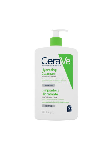 CeraVe Facial Cleansers Hydrating Почистваща емулсия за жени 1000 ml