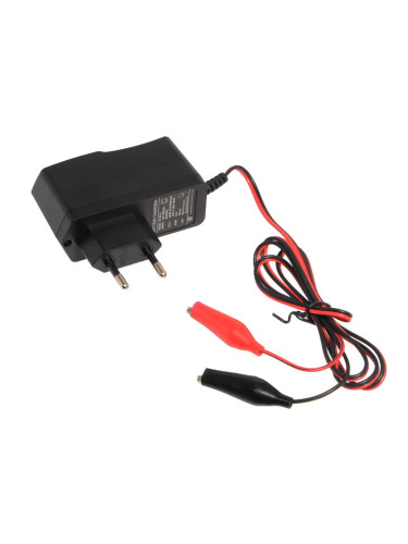 Зарядно за акумулатори H12V1A, 230VAC, 12VDC, 1A