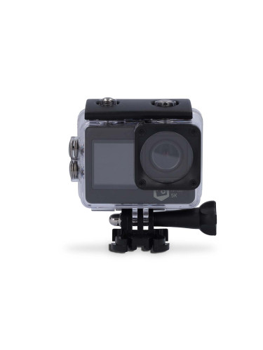 Екшън камера ACAM71BK, 16Mpx, Ultra HD 5k, Wi-Fi, до 80min, влагозащитена