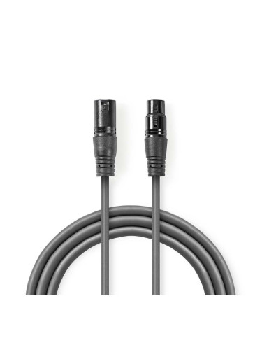 DMX Adapter кабел, CANON/m-CANON/f, 3m, сив, COTH15012GY30