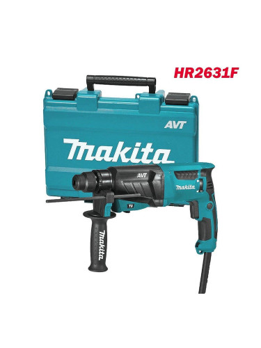 Перфоратор електрически Makita HR2631F, 800W, SDS-plus, 2.4J