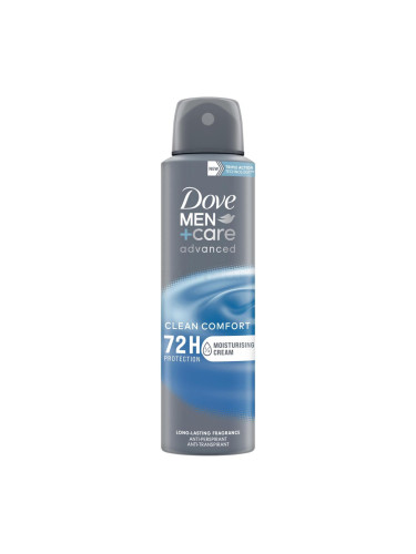 Dove Men + Care Advanced Clean Comfort 72h Антиперспирант за мъже 150 ml