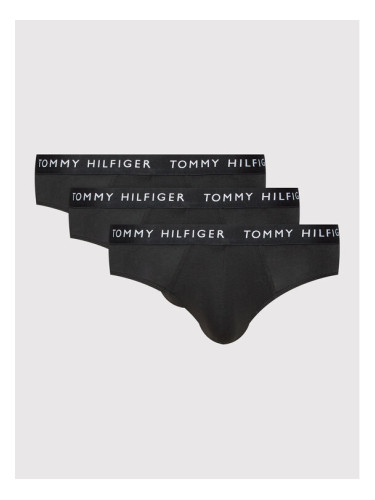 Tommy Hilfiger Комплект 3 чифта слипове UM0UM02206 Черен