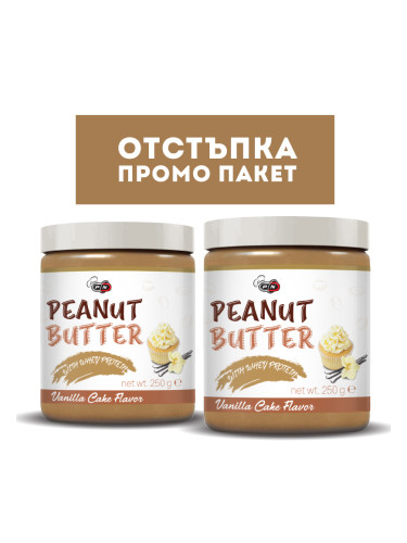 Pure Nutrition - Peanut Butter with Whey Protein - 2 бр по 250 g