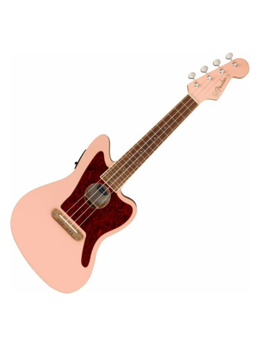 Fender Fullerton Jazzmaster Uke Shell Pink Концертно укулеле