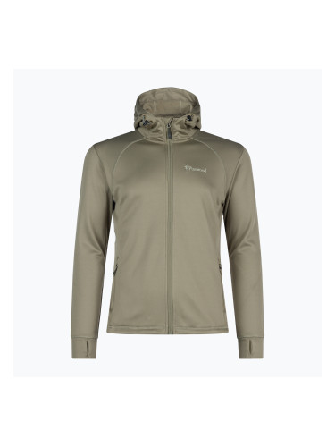 Мъжки суитшърт с качулка Pinewood Finnveden mid khaki trekking sweatshirt