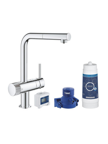 GROHE Blue Pure Minta Кухненски смесител, комплект с филтър