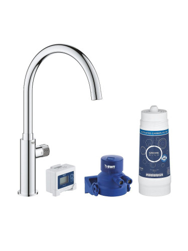 GROHE Blue Pure Mono Кухненски смесител, комплект с филтър