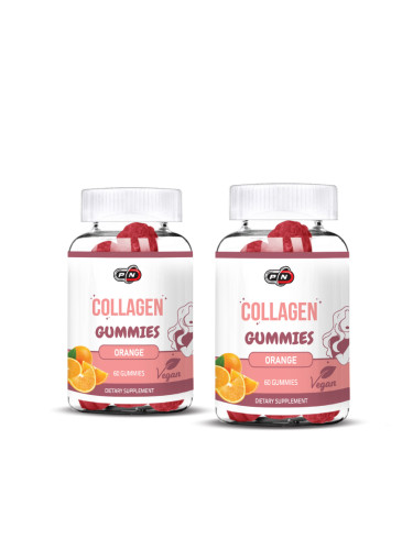 Pure Nutrition - COLLAGEN GUMMIES - ORANGE - 2 броя по 60 гъмита