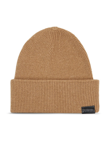 Calvin Klein Шапка Leather Patch Docker Beanie K50K510978 Зелен