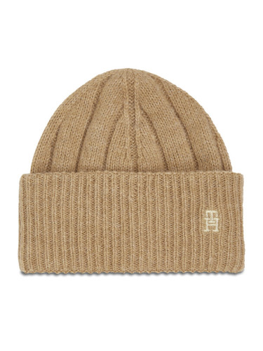 Tommy Hilfiger Шапка Th Timeless Beanie AW0AW15307 Бежов